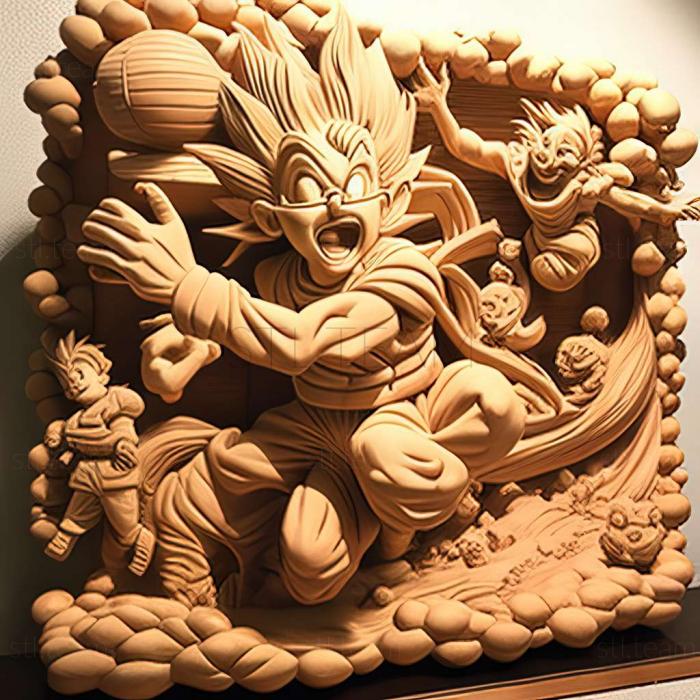 3D модель Dragon Ball Акіра Торіяма (STL)